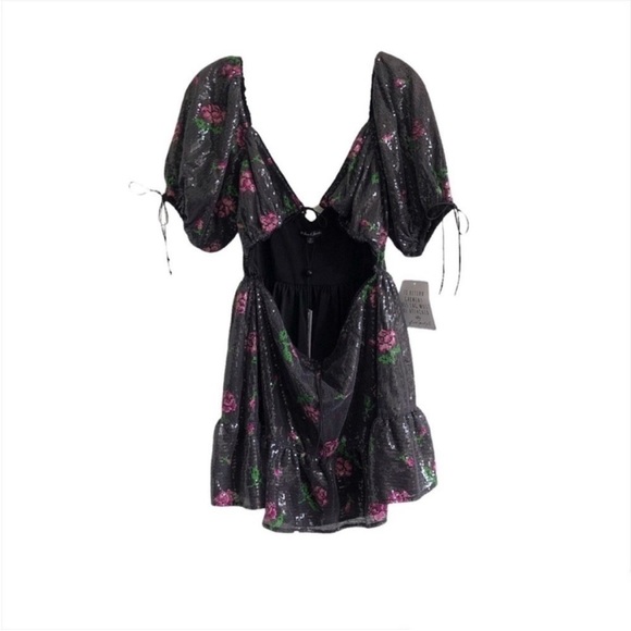 For Love & Lemons Every Rose Sequin Mini Dress NWT - Picture 3 of 9